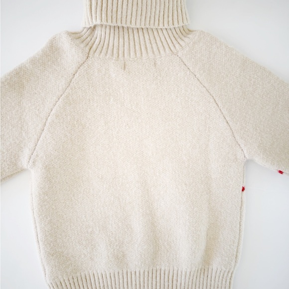 En Saison Women's Merril Bow Print Turtleneck Sweater size S - Picture 7 of 7